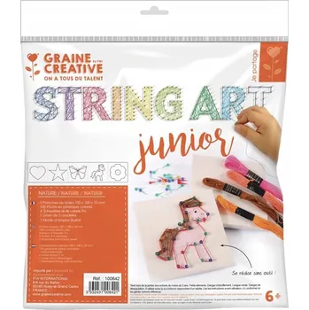 Obraz OBRÁZKY Z HŘEBÍKŮ A BAVLNEK PRO DÍVKY