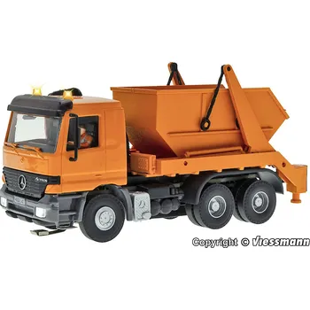 Modelová železnice VIESSMANN 8040 H0 CarMotion - automobil MB ACTROS s kontejnerem VI80400