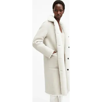 Dámský kabát Oboustranný kabát AllSaints SERRA W119LB bílá 00X, vel. S