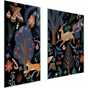 Kuchyňské prkénko Krájecí deska TMK ArtDeko sklo 2 ks