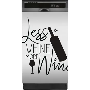 Obraz Magnet na myčku nádobí dekorace kryt Víno nápis 45x70