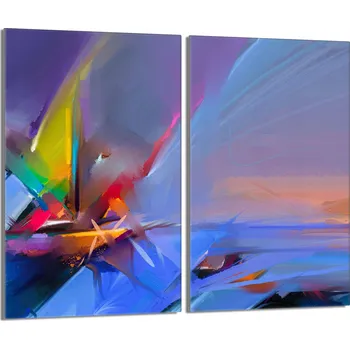 Kuchyňské prkénko Krájecí deska TMK ArtDeko sklo 2 ks