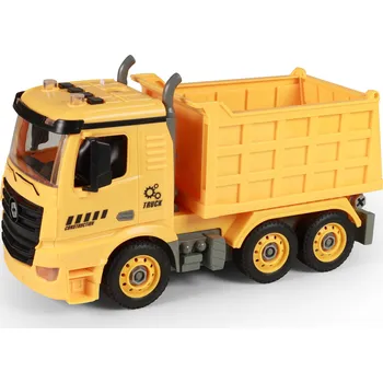 Hračka Auto truck sklápeč šroubovací v krabici se zvukem a světlem