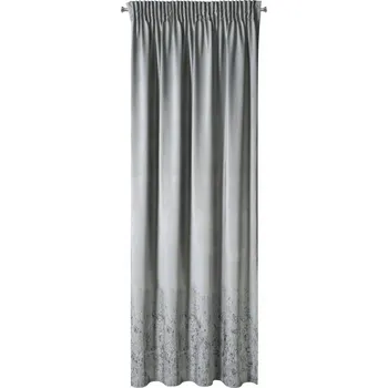 Obraz HOTOVÝ ZÁVĚS MIRELA NA PÁSCE 140 X 270 CM ŠEDÝ