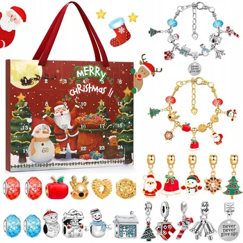 Kalendář Adventní kalendář Modebelle stojící obdélníkový s bižuterií