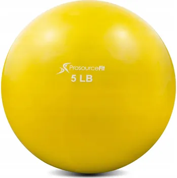 ProsourceFit gymnastický míč Pilates, jóga, fyzioterapie, 2,3 kg, žlutý