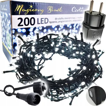 Vánoční dekorace Vánoční osvětlení na stromeček Cortina venkovní 11,5 m 101 - 200 světýlek