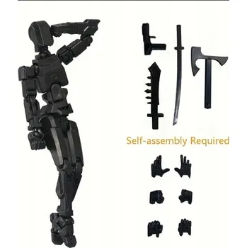ostatní stavebnice POHYBLIVÁ 3D FIGURINA ROBOTA, KREATIVNÍ STAVEBNICE HRAČKA