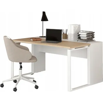 Psací stůl Obdélníkový psací stůl Tvilum 150 x 100 x 76 cm bílý