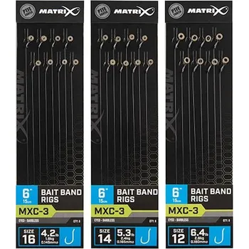 Matrix Návazec MXC-3 6” Bait Band Rigs - Velikost Háčku 14 Nosnost 2,4 kg