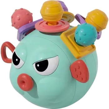 SENZORICKÁ HRAČKA CHRASTÍTKO ÚCHYT RYBA MODRÁ