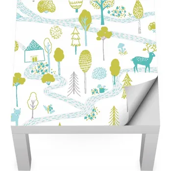 Prostěradlo Voděodolná nálepka na stolek IKEA LACK pro děti