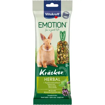 Pro hlodavce Vitakraft CHOVEX Vitakraft EMOTION® Kräcker Herbal králík 2x56g VTK31479