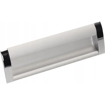 Nábytková úchytka zapuštěná UA08-128 HLINÍK/CHROM