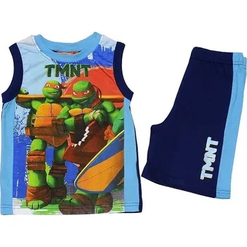 LETNÍ KOMPLET - TRIČKO A ŠORTKY ŽELVY NINJA modrý 92
