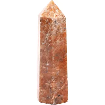 Drahý kámen Magieprirody.cz Obelisk Sluneční kámen špice 120 g - 9,1 cm #D224