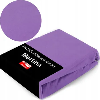 Prostěradlo Prostěradlo s Gumou 180x200 Jersey Polské Měkké Odolné Barva FIALOVÁ