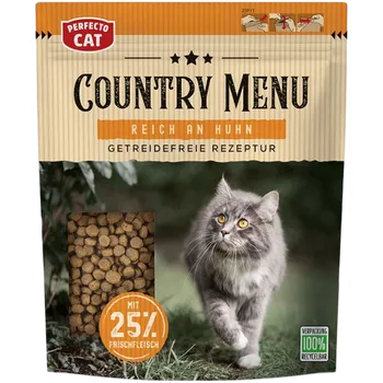 Krmivo pro kočku Perfecto Cat Country Menu s kuřecím masem kompletní krmivo pro dospělé kočky 500g