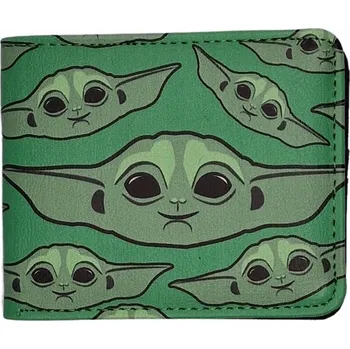 Peněženka Dvoudílná peněženka Star Wars Baby Yoda Zelená 2