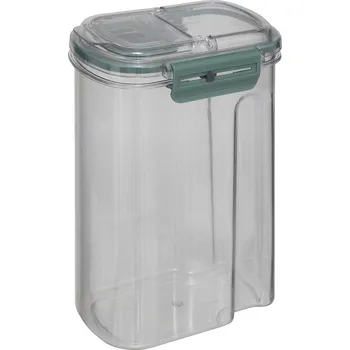 Keramický dřez NÁDOBA NA POTRAVINY PRŮHLEDNÝ HERMETICKÁ S DATEM UZAVŘENÍ 14,2x22,4 1,6 L