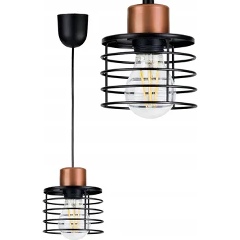 Závěsné svítidlo INECT Pružina Druti 1 -bodové světlo E27