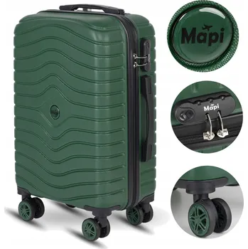 Mapi Tvrdý kufr velký ABS Mapi 100L Zelený Premium 100 l