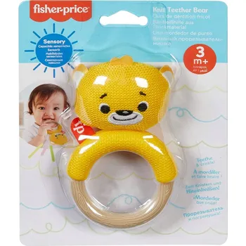Hračka pro kojence Smyslová hračka na kousání Fisher-Price, látková, vícebarevná