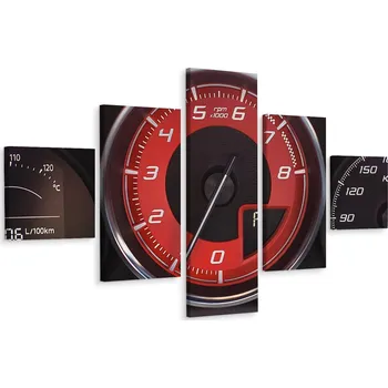 Obraz Vícedílný obraz OTÁČKOMĚR Dekor 3D 200x120