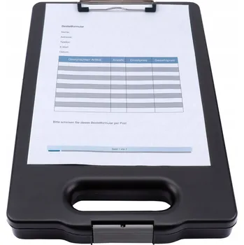 Pořadač s přihrádkami a uchem, formát A4 Genie