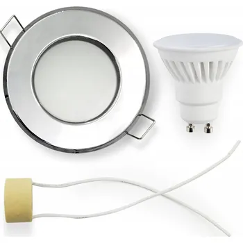 Kulaté Stropní Svítidlo LED osvětlení stříbrné