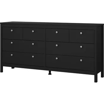 Komoda FALCO Komoda Real 8s černá