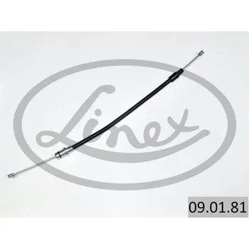 Lanko parkovací brzdy Tažné lanko, parkovací brzda LINEX 09.01.81