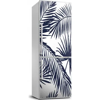 Fototapeta Samolepící nálepka na ledničku s palmovými listy