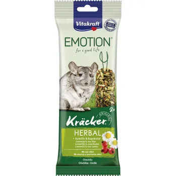 Pro hlodavce Vitakraft CHOVEX Vitakraft EMOTION® Kräcker Herbal činčila 2x56g