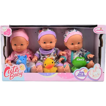 Panenka SADA PANENEK MIMINKO MIMINKO JAKO ŽIVÉ REALISTICKÁ PANENKA NOVOROZENEC 3KS