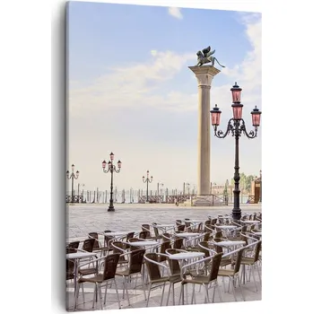 Obraz Obraz na plátně do obývacího pokoje ložnice 50x70 architektura obrazy na zeď