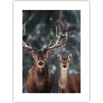 Obraz Obraz plakát do obýváku ložnice 30x40 jelen foto plakáty na zeď bez rámu
