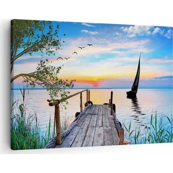 Obraz Obraz na plátně do obýváku, ložnice 70x50 krajina foto obrazy na zeď