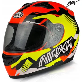 Helma na motorku Motocyklová přilba integrální Naxa F22, velikost S, vícebarevná, ECE R22-05