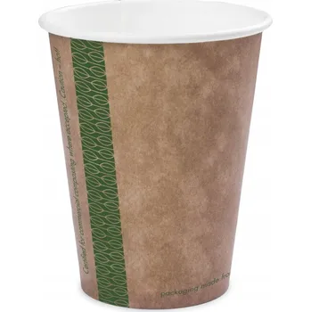 Jednorázové nádobí Kelímky na kávu Vegware 250 ml, průměr 80 mm, 50 ks