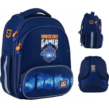 Školní batoh ŠKOLNÍ BATOH TORNISTER VÍCEKOMOROVÝ PRO CHLAPCE MODRÝ GoPack