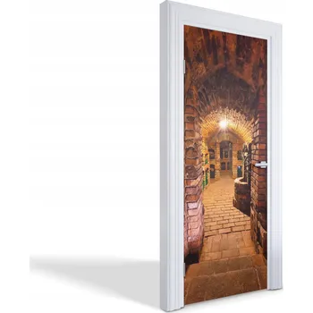 Obraz Dekorativní samolepka na dveře, skříň nebo nábytek - Vinný sklep 75x205 cm
