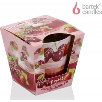 Svíčka Parafínová vonná svíčka višeň Bartek