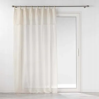 Prostěradlo HOTOVÁ ZÁCLONA s volánkem 140x240 polyester BÉŽOVÝ