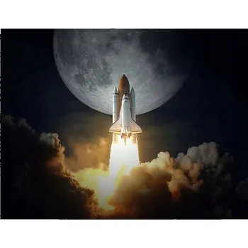 Obraz Obraz plakát na zeď bez rámu 50x40 měsíc foto plakáty obývací pokoj ložnice