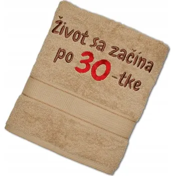 Obraz Ručník Život začíná po 30 SK