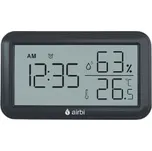 Pokojový teploměr a vlhkoměr Airbi INDOOR černý