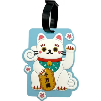 Organizér na kosmetiku Jmenovka na zavazadlo s kočkou Maneki Neko