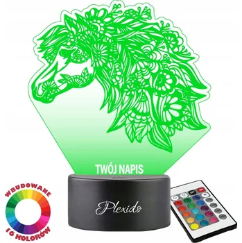 Lampička Noční lampa Plexido vícebarevná