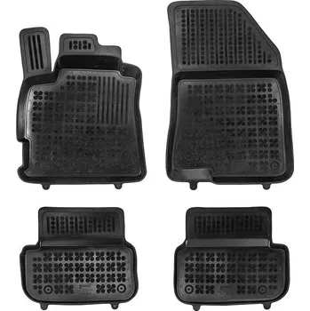 autokoberec Rezaw-Plast gumové koberečky černé s vyšším okrajem Dacia Sandero 20- sada 4 ks